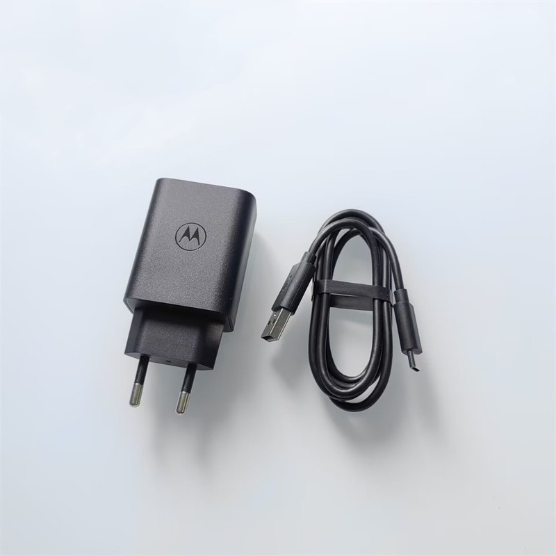 Dla Motorola 33W szybka ładowarka szybka moc ue wtyczka Adapter 1M Micro USB/typ C kabel do Moto E6 Edge +/G Plus/Razr/G9 moc/Z4/G5: Ue