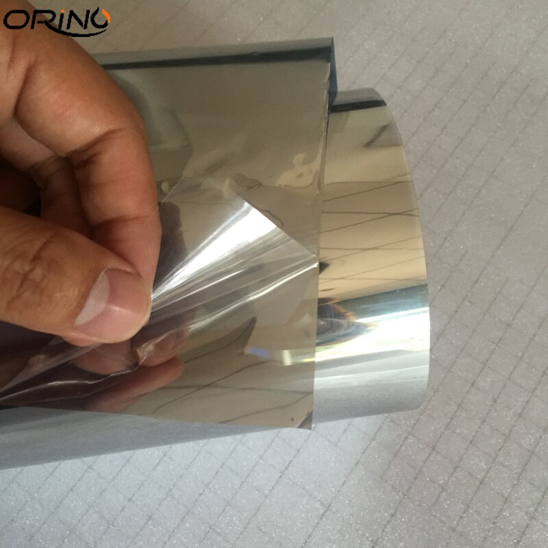 Silver Insulation Car Window Tint Film Solar Protection Film One-way Glass Film Sticker Size 50CMX200/300/500CM