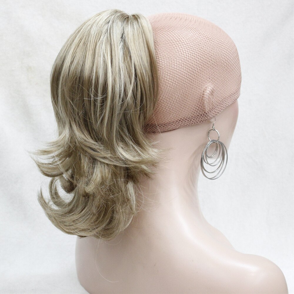 Strong Beauty 12" Natural curly Dual Use Claw Jaw Pony tail Clip In Synthetic Ponytail Hair Extension