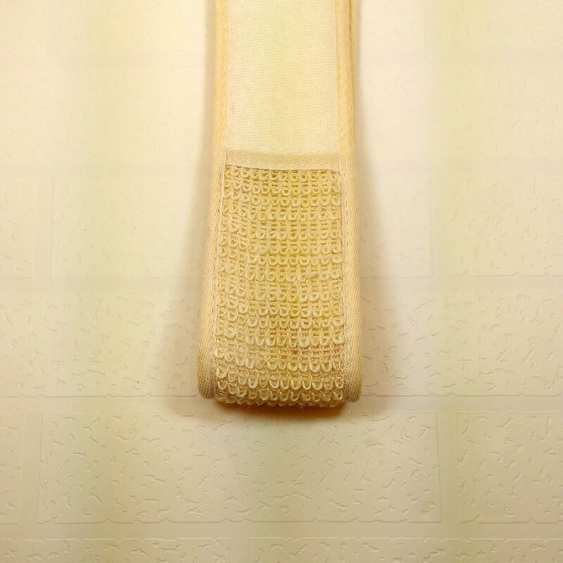 Lin coton doux exfoliant dos sangle bain brosse douche Massage Spa épurateur éponge corps peau santé nettoyage MPwell