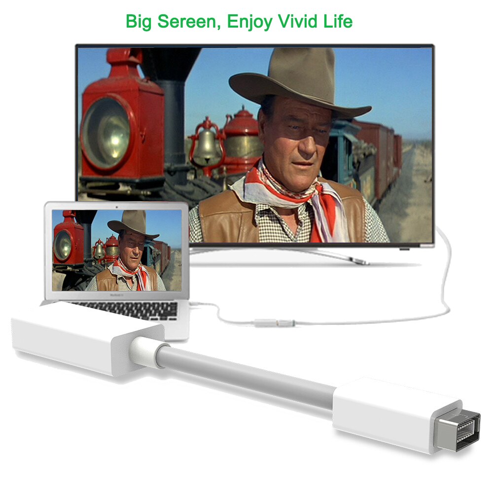 Robotsky Mini Dvi Male Naar Hdmi Female Kabel Monitor Video Adapter Converter Kable Cabo Cord 1080P Voor Apple Mac macbook