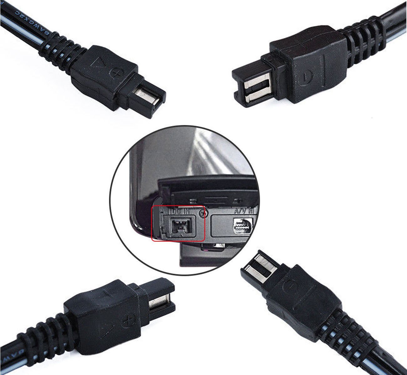 AC Adapter Power Supply for Sony HDR-TD10, HDR-TD10E, HDR-TD20V, HDR-TD20VE, HDR-TD30, HDR-TD30V, HDR-TD30VE Handycam Camcorder