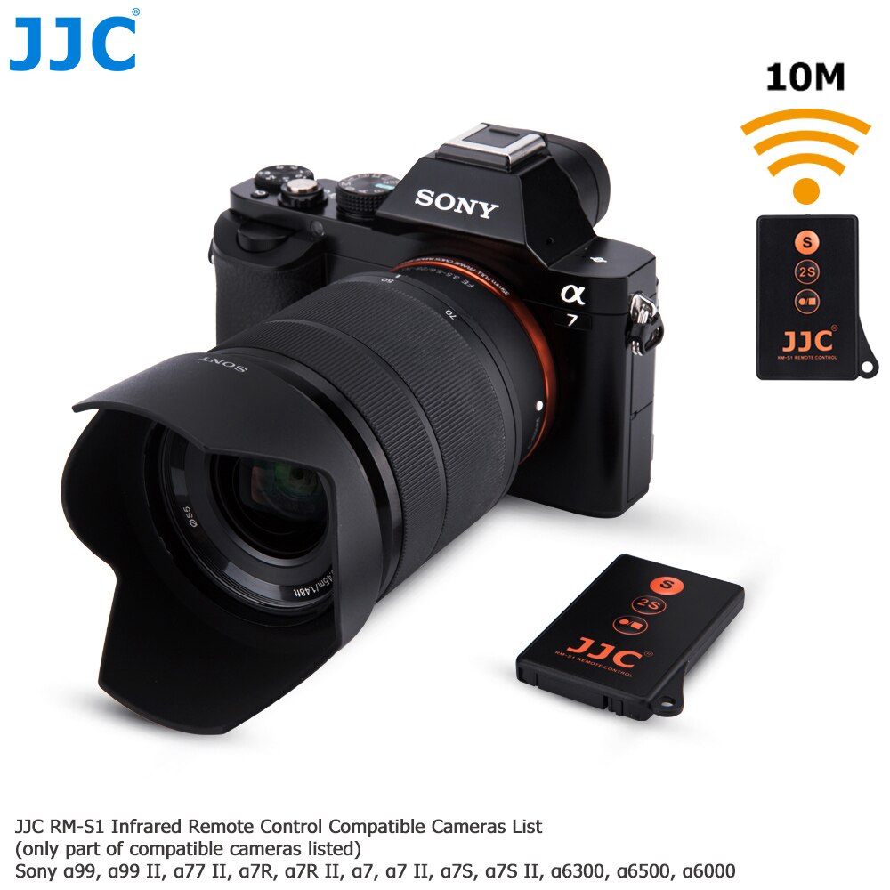 Jjc RMT-DSLR1 RMT-DSLR2 Afstandsbediening Trigger Video Commando Voor Sony A7SIII A7III A7RIII A7RIV A7RII A6600 A6400 A7R A7II A6500