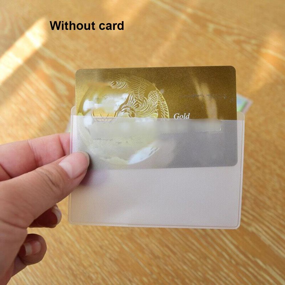 1 pc Transparent Matte Anti-magnetic Bank Card Sets Ic Card Sets Id Card Sets Bus Card Sets Membership Card Sets: Default Title
