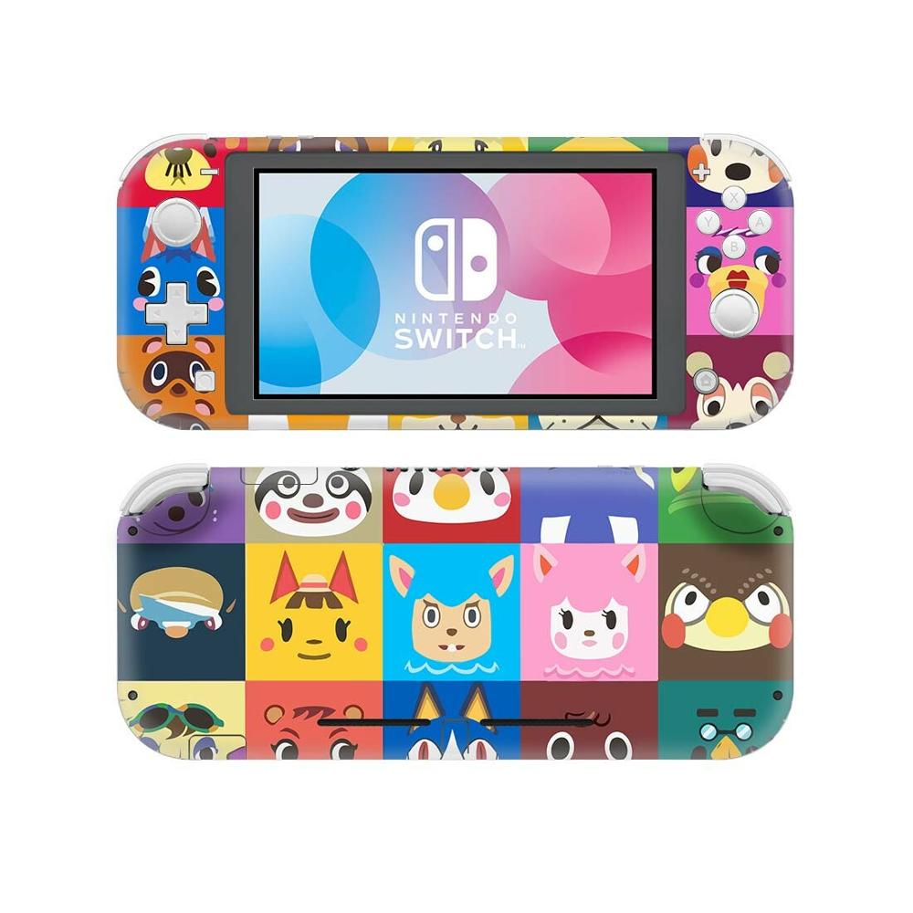 Pegatinas protectoras de piel de Cruce de Animales de vinilo para Nintendo Switch Lite NS consola Nintendo Switch Lite