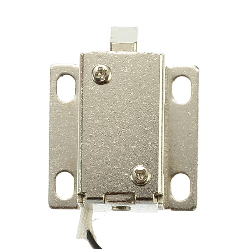 12v 0.4a metall elektroniskt lås spärr dörr grind frigöringsenhet solenoid passerkontroll säkerhet magnetiskt lås säkerhetsskydd