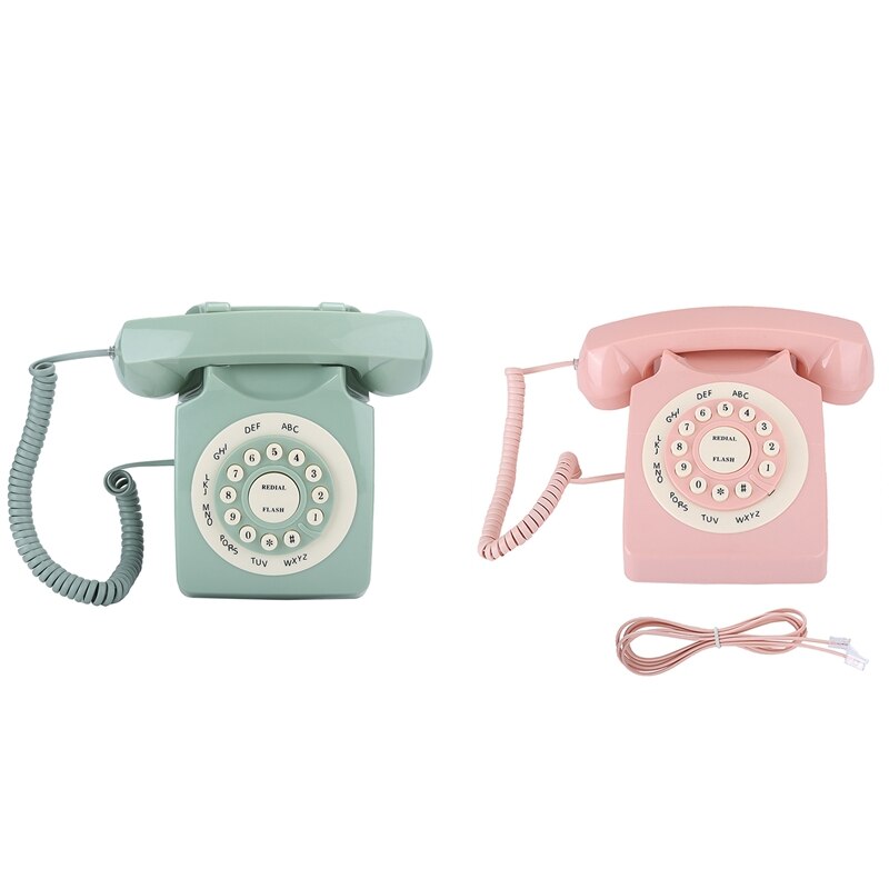 Retro Phone 80's Classic Phone/Landline Phone/Home/Hotel Corded Phone European Style Phone