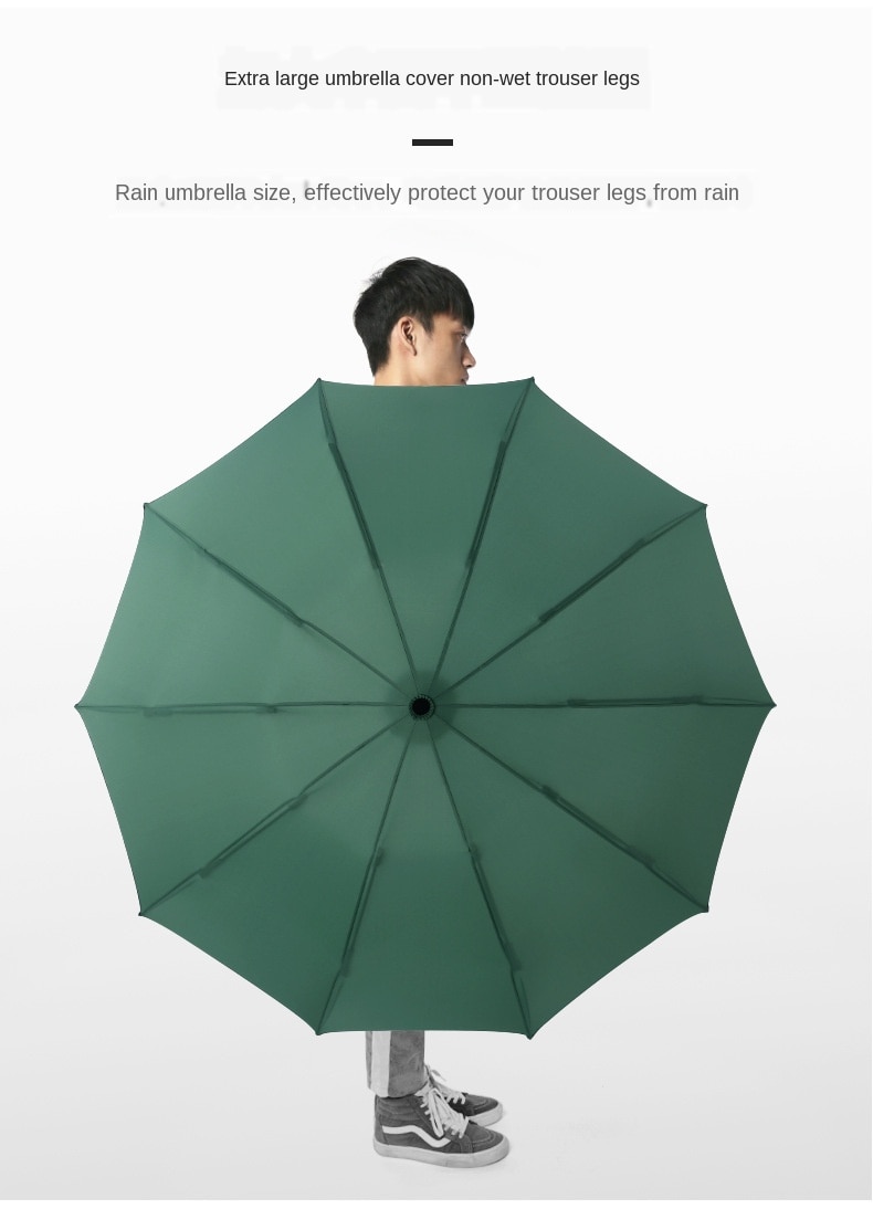 Reflective Automatic Inverted umbrella Car folding reverse umbrella Men women Three-fold business reverse umbrella 5 colors