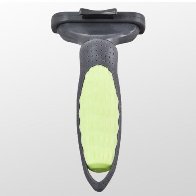 Haustier Katze Haar Entfernung Kamm Haustier Hund Pflege Sauberen Pinsel Deshedding Verknüpfungen Rechts Hand Haar Entfernung Pinsel Haar Verschütten Kamm für Haustiere: Grün