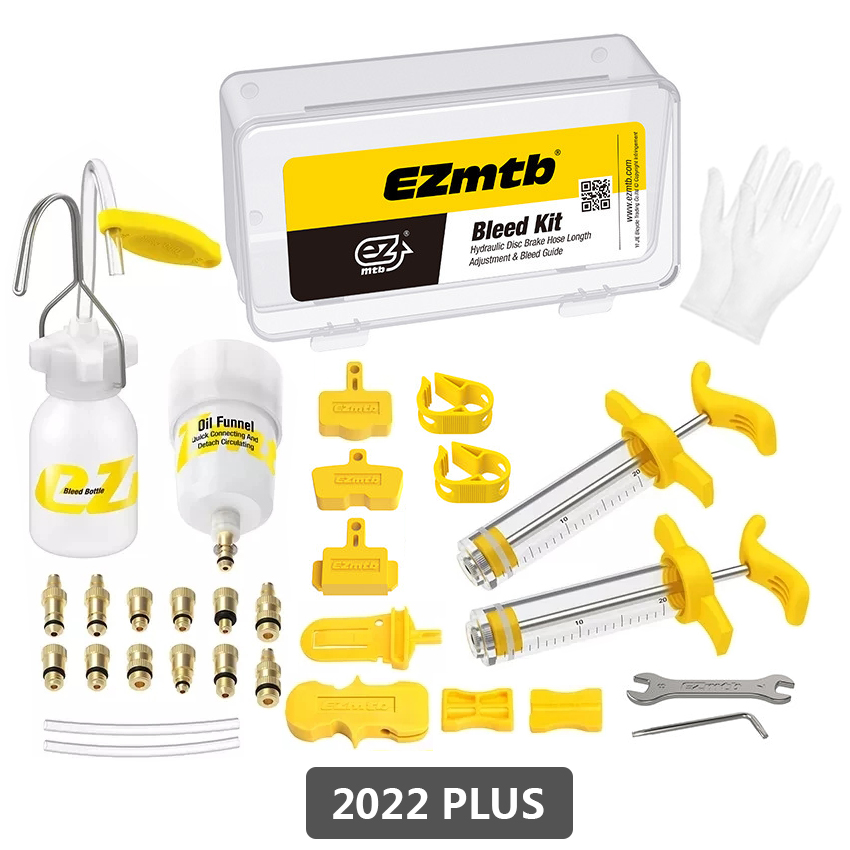 EZMTB Universal Bicycle Hydraulic Disc Brake Bleed Kit for shimano&magura&hayes&formula&sram&avid&giant&nutt brake: green