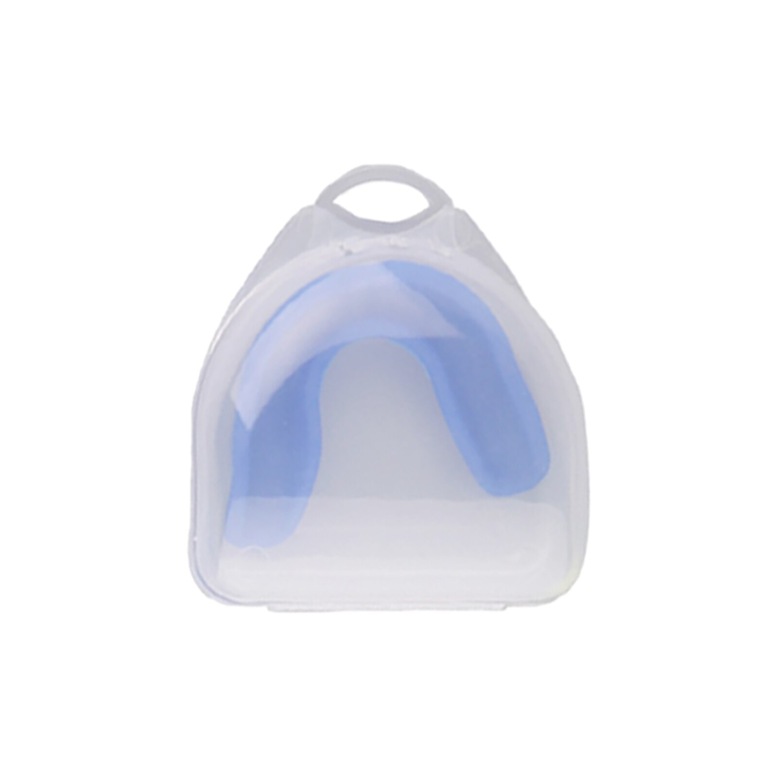 Brace solido ergonomico foro di ventilazione antiscivolo Rugby boxe Sport protezione della bocca protezione dei denti sci universale bambini adulti: Blu