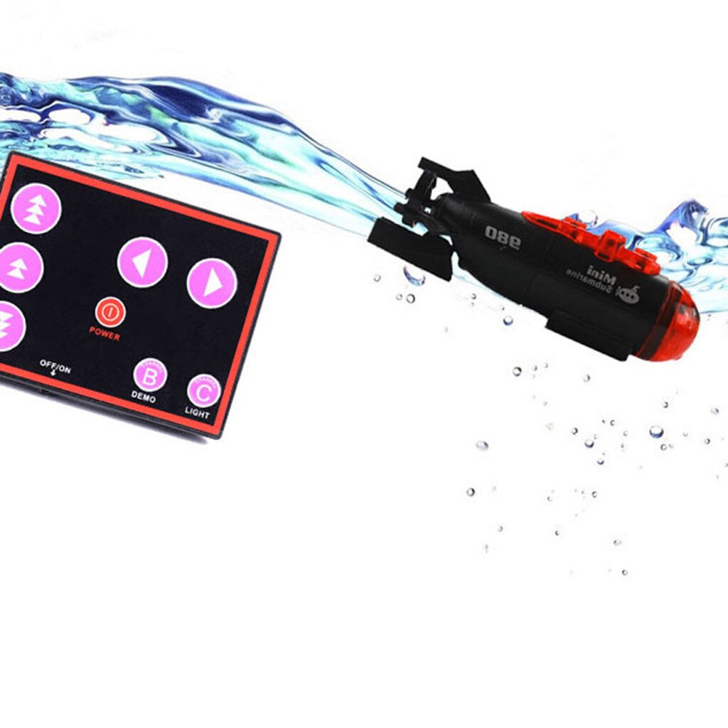 Mini Remote Submarine Afstandsbediening Led Kleurrijke Boot Water Speelgoed Duiken Speelgoed De Beste Grappige Cadeaus Voor Kinderen Juguetes Divertidosmin