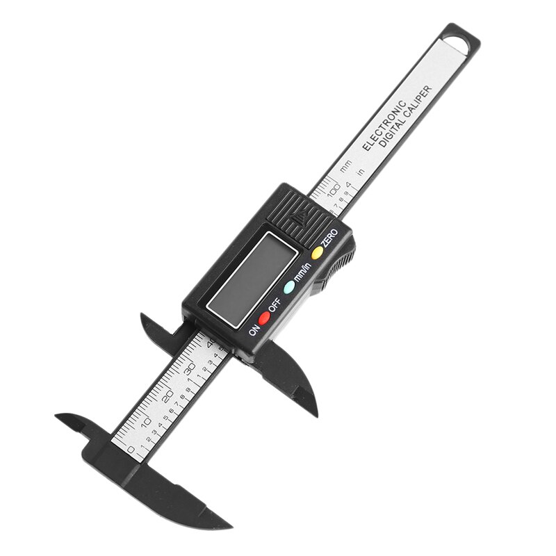 Calibrador Vernier Digital electrónico LCD, 100mm, 4 pulgadas, Micrómetro de medición