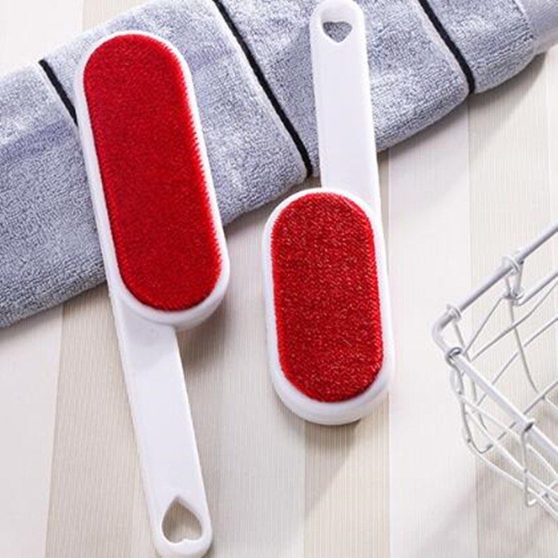Double Sided Brush Electrostatic Dust Brush Sticky Lint Fluff Dust Brush Hair Remover Reusable Household Clothes Brush Dust Tool