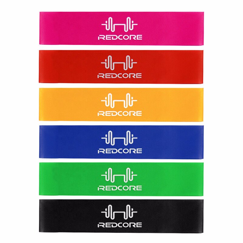 6 Niveau Weerstand Bands Loop Yoga Oefening Workout Fitness Lichaam Benen Arm Buikspier Training Pilates Natuurlijke Rubber Band