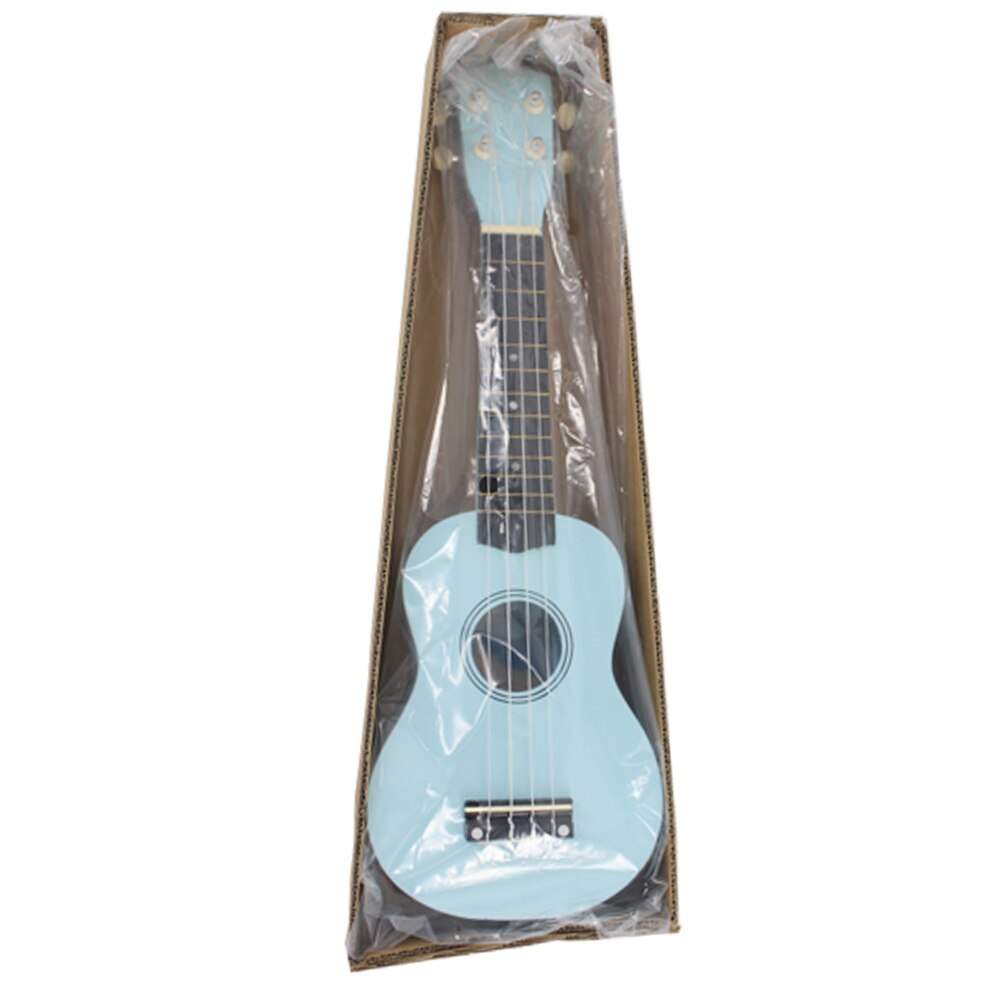 21 Inch Beginner Akoestische Ukulele Voor Studenten Kids Blauw Basswood 4 Strings Mini Hawaii Gitaar Ukelele