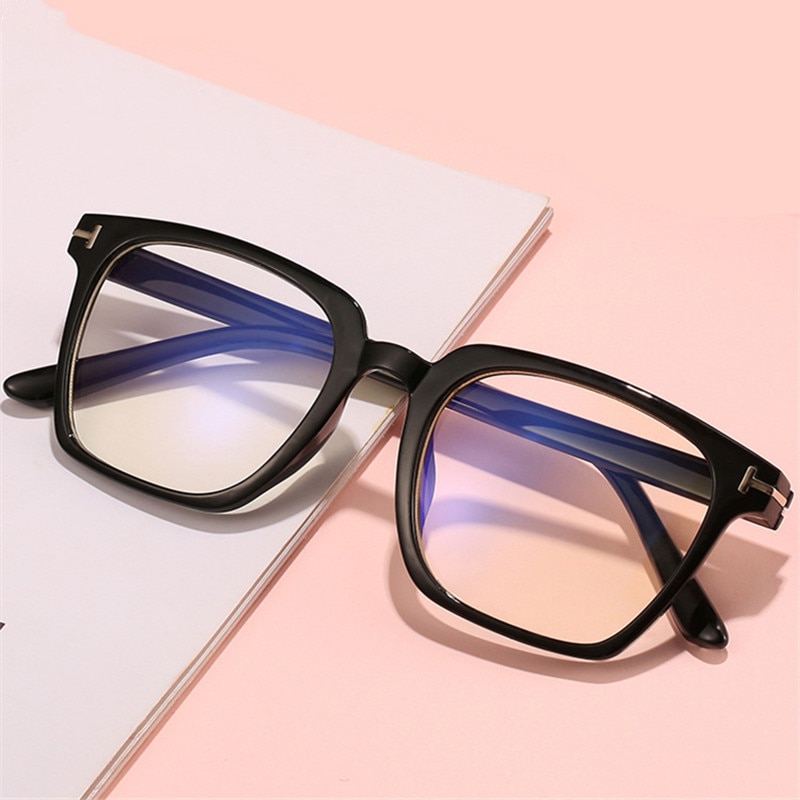 Kottdo blått ljus blockerar receptbelagda fotokromatiska glasögon män optiska glasögon ram närsynthet progressiva glasögon