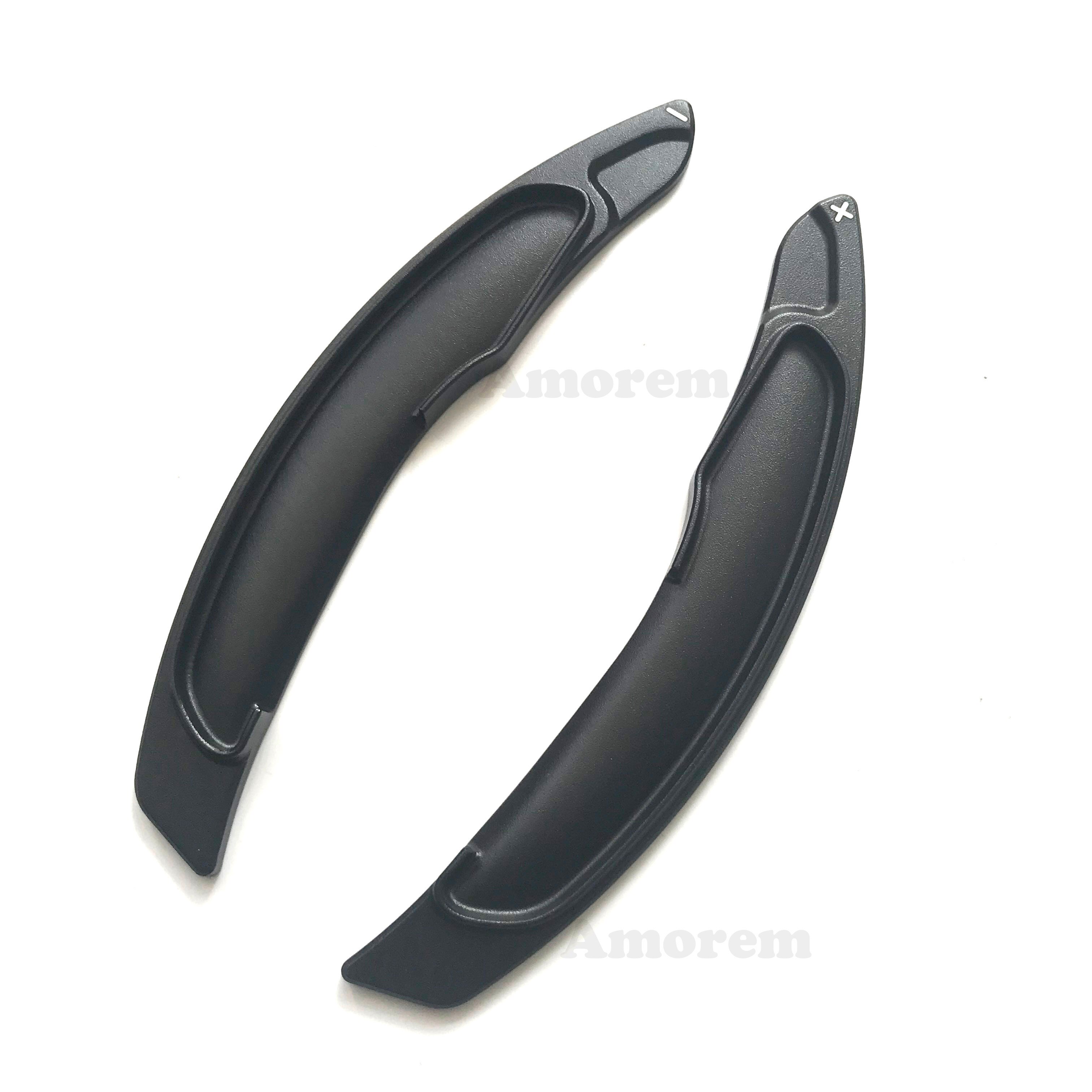 Steering Wheel Paddle Shift For Mitsubishi Pajero Lancer ASX RVR Outlander Eclipse Cross Car Shifter Extension: Model B Black
