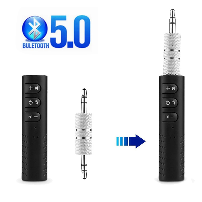 Mini Wireless Bluetooth 5.0 Receiver Adapter 3.5mm Jack for Car Aux Audio receiver Stereo Music Wireless Headphones Reciever