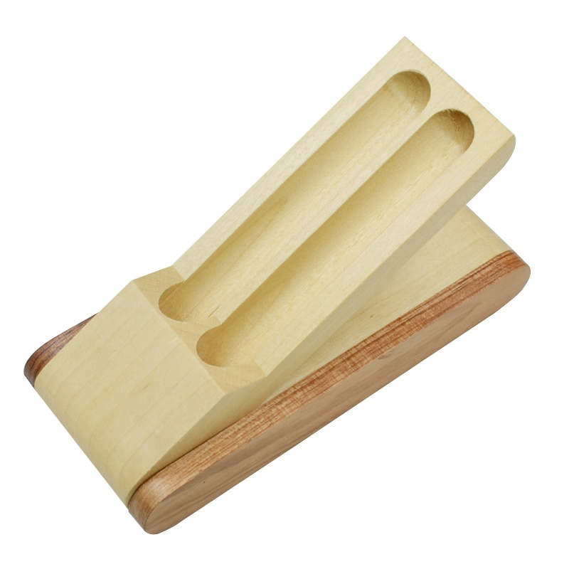 Pencil Case For 2 Pens From Nature Maple Wood Wooden Pen Box Pencilcase School Office Writing Materials Stationery