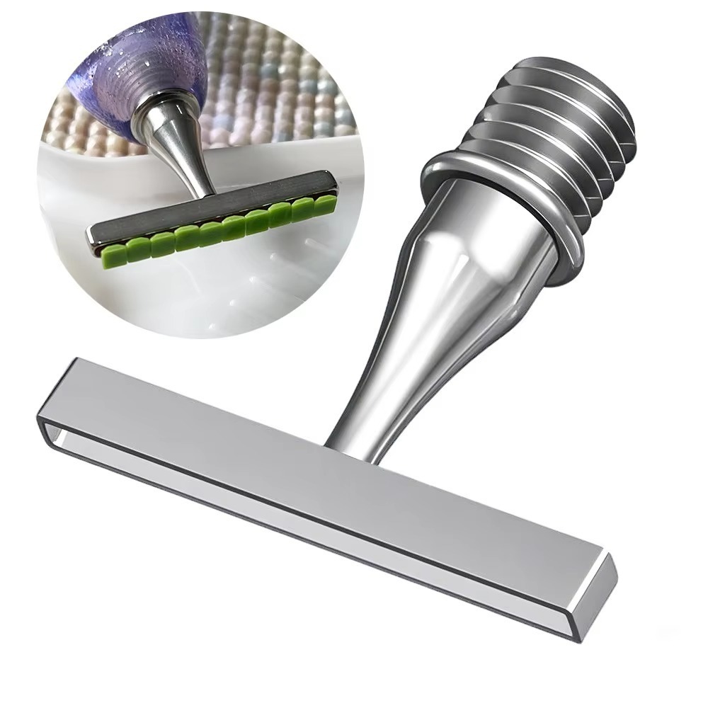 Nuevos accesorios de brocas roscadas para bordado, accesorios de punto de cruz, bolígrafos de punta para manualidades DIY, bolígrafos de arte reemplazables: Marfíl