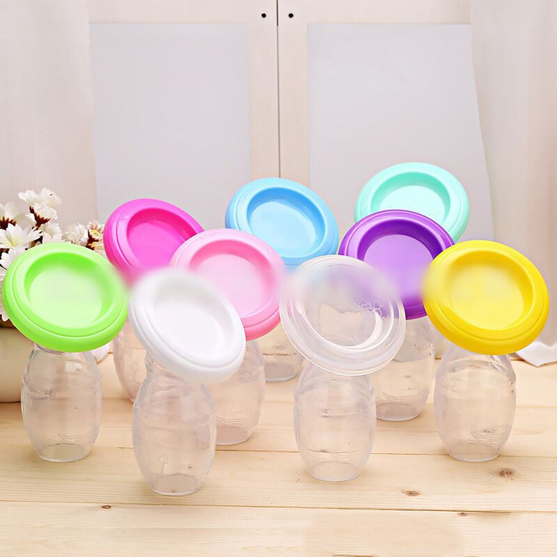 Baby Feeding Manual Breast Pump Partner Breast Collector Automatic Correction Breast Milk Silicone Pumps BPA Free