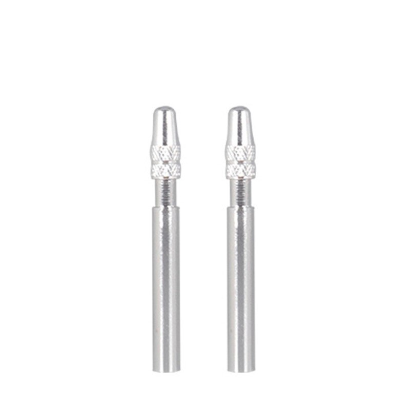 1 Paar 50Mm 60Mm Fiets Presta Ventiel Extender W/ Cap Cnc Aluminium Geanodiseerd F/V extension Voor Vaste Racefiets Velgen