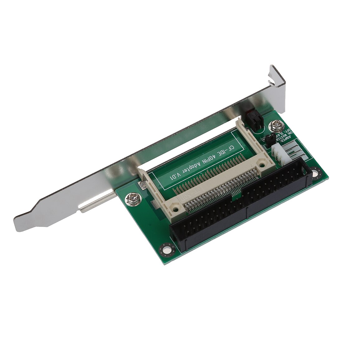 Adattatore 40Pin ATA IDE To Compact Flash CF Con Staffa PCI - Converti CF In Hard Disk IDE Per PC Embedded