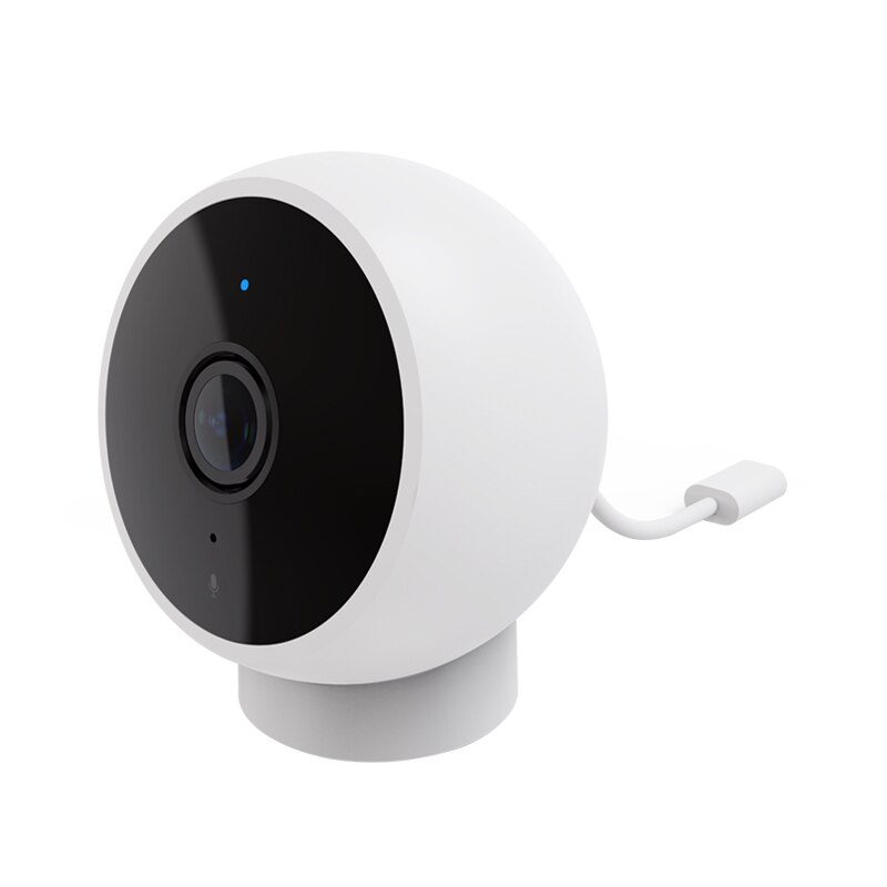 Newest Xiaomi Mijia Smart Camera 170 ° Wide Angle Compact Camera HD 1080p IP65 Waterproof Infrared Night Vision Work With Mijia: White / AU  Adapter
