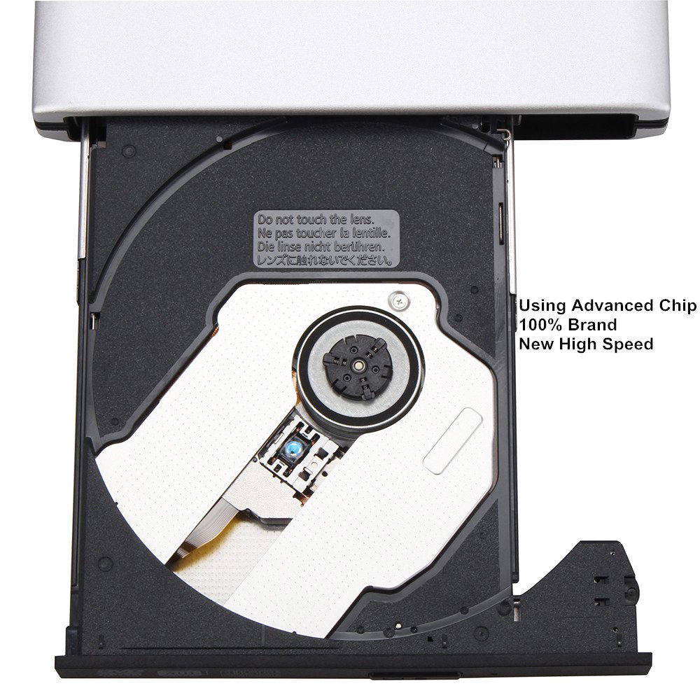 USB 3.0 DVD CD RW Drive External Burner Writer Rewriter for Apple Mac Macbook