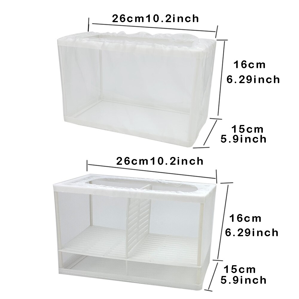 Boîte d'isolation pour poissons d'aquarium, petit bol pour poissons d'élevage filet d'isolation pour bébés, incubateur pour Betta