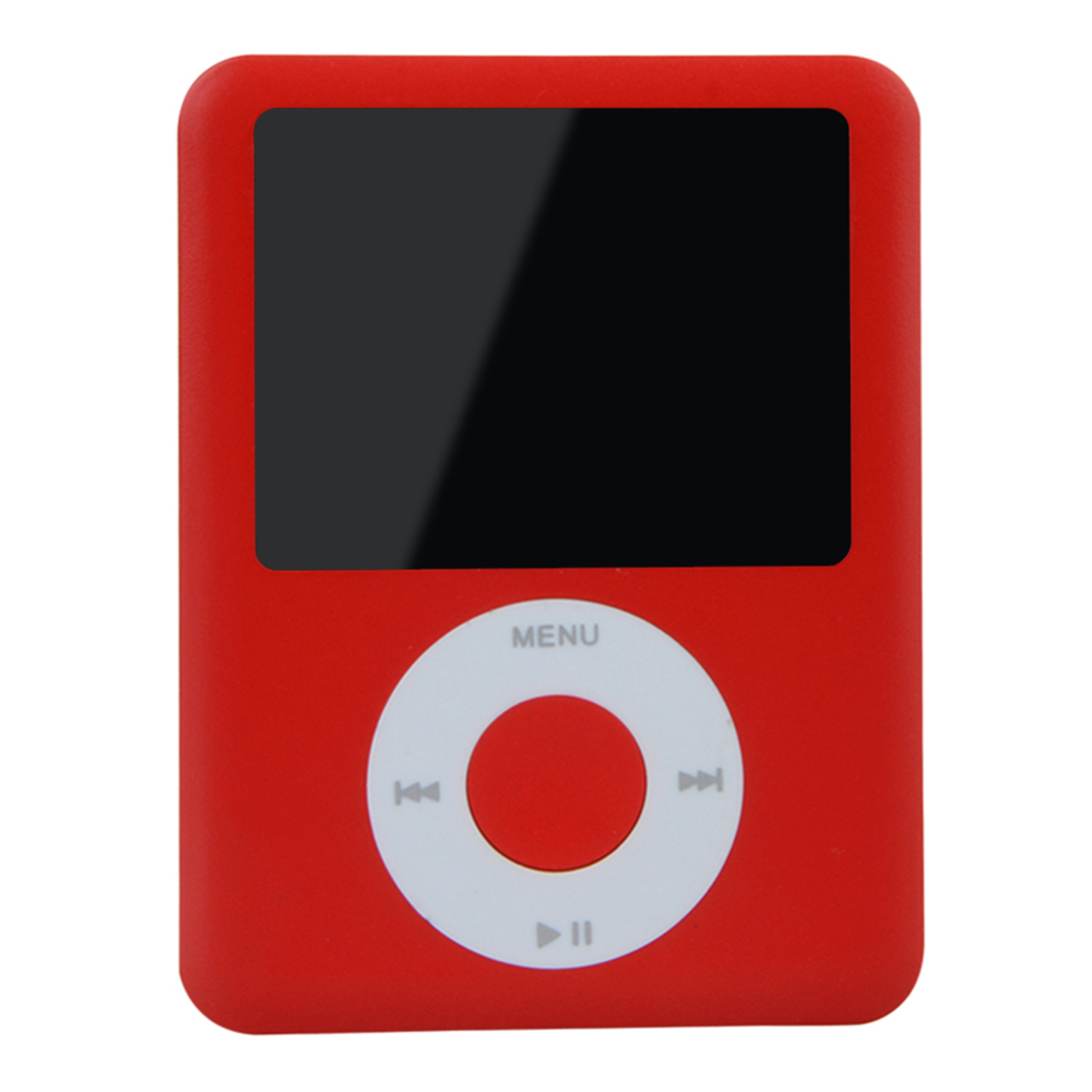 32gb 1.8 tum  mp4 spelare musikspelare 6 färger 4th generation  mp3 mp4 spelare bärbar walkman med videoröstinspelare: Röd