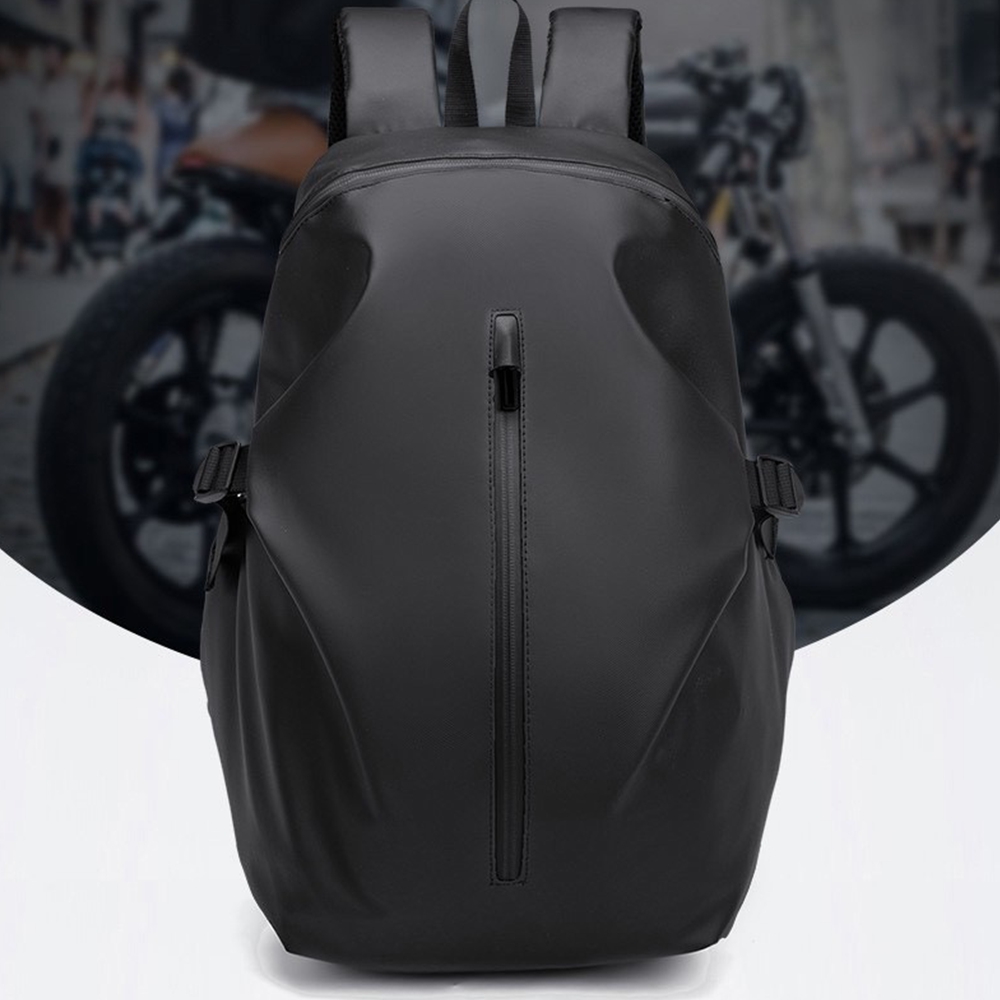Motorrad-Rucksack, großer multifunktionaler Rucksack für Motorradfahrer, wasserdichte Helmtasche, reflektierende Fahrrad-Reisetasche