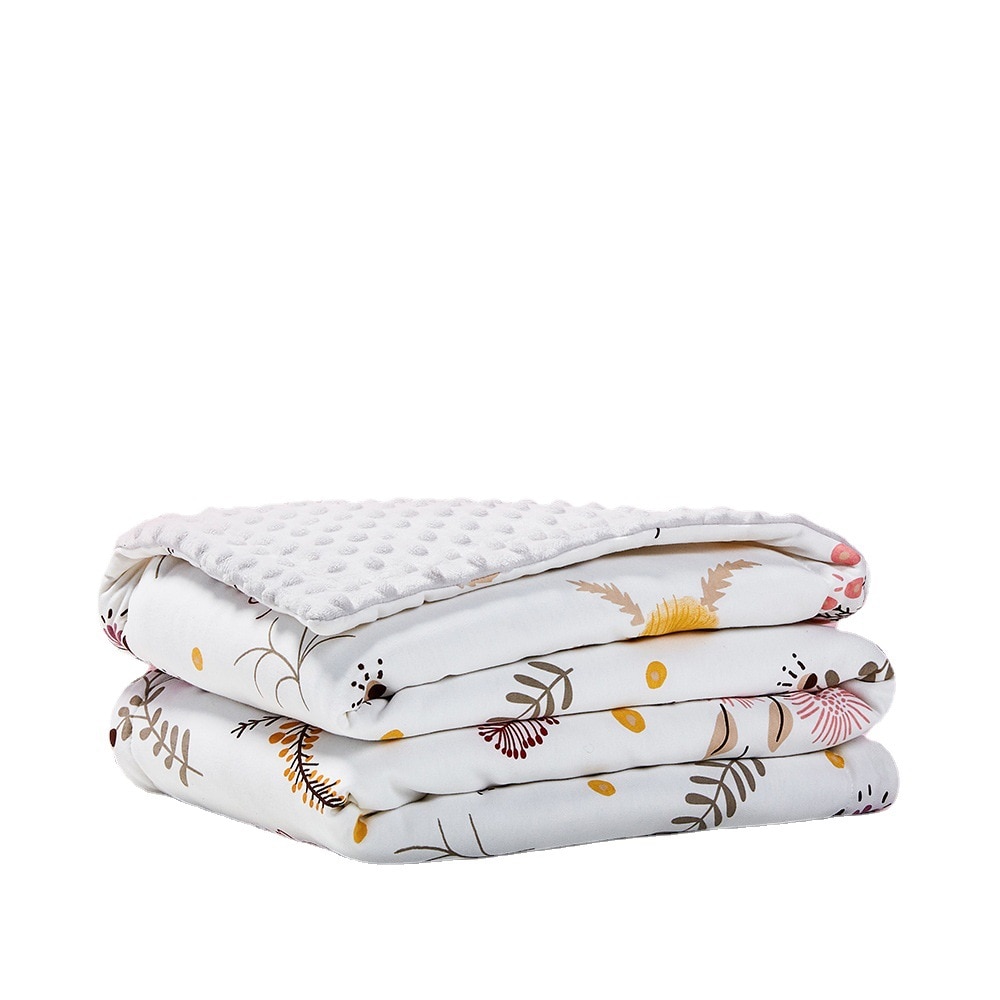 Bebê reconfortante minky dot tecido cobertor quente envoltório crianças ar condicionado colcha capa envelhecida 0-6 anos crianças beddings primavera