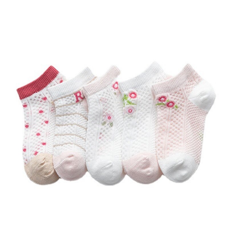 5 Paar Zomer Dunne Kinderen Sokken Jongens En Meisjes Sokken