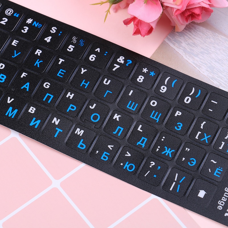 Russian Keyboard Cover Stickers For Mac Book Laptop PC Keyboard 10" TO 17" Computer Standard Letter Layout Keyboard Covers Film