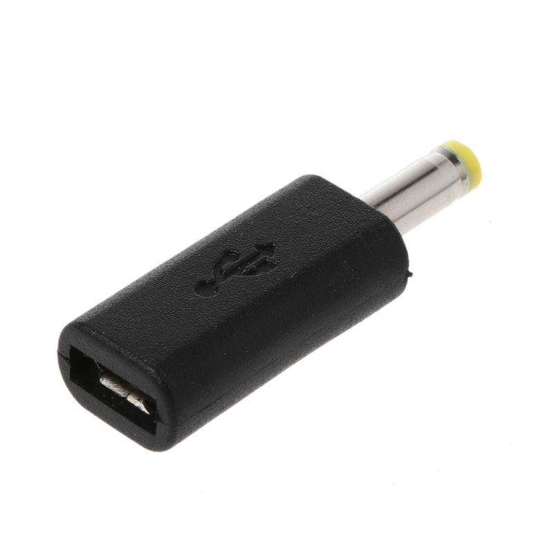 Micro USB Female To DC 4.0x1.7mm Male Plug Jack Converter Adapter Charge for sony psP and more