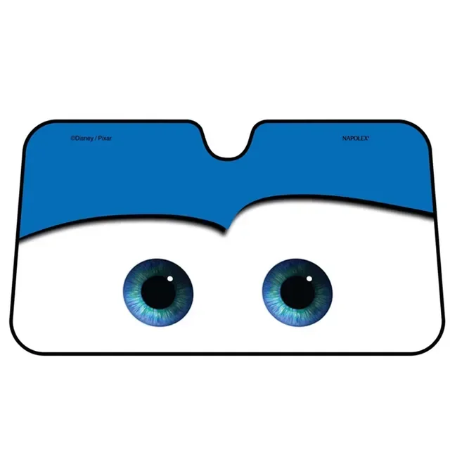 Auto Zonwering 4 Kleuren Ogen Verwarmde Voorruit Zonnescherm Autoruit Voorruit Cover Zonnescherm Auto Zonneklep Auto-covers: Blauw