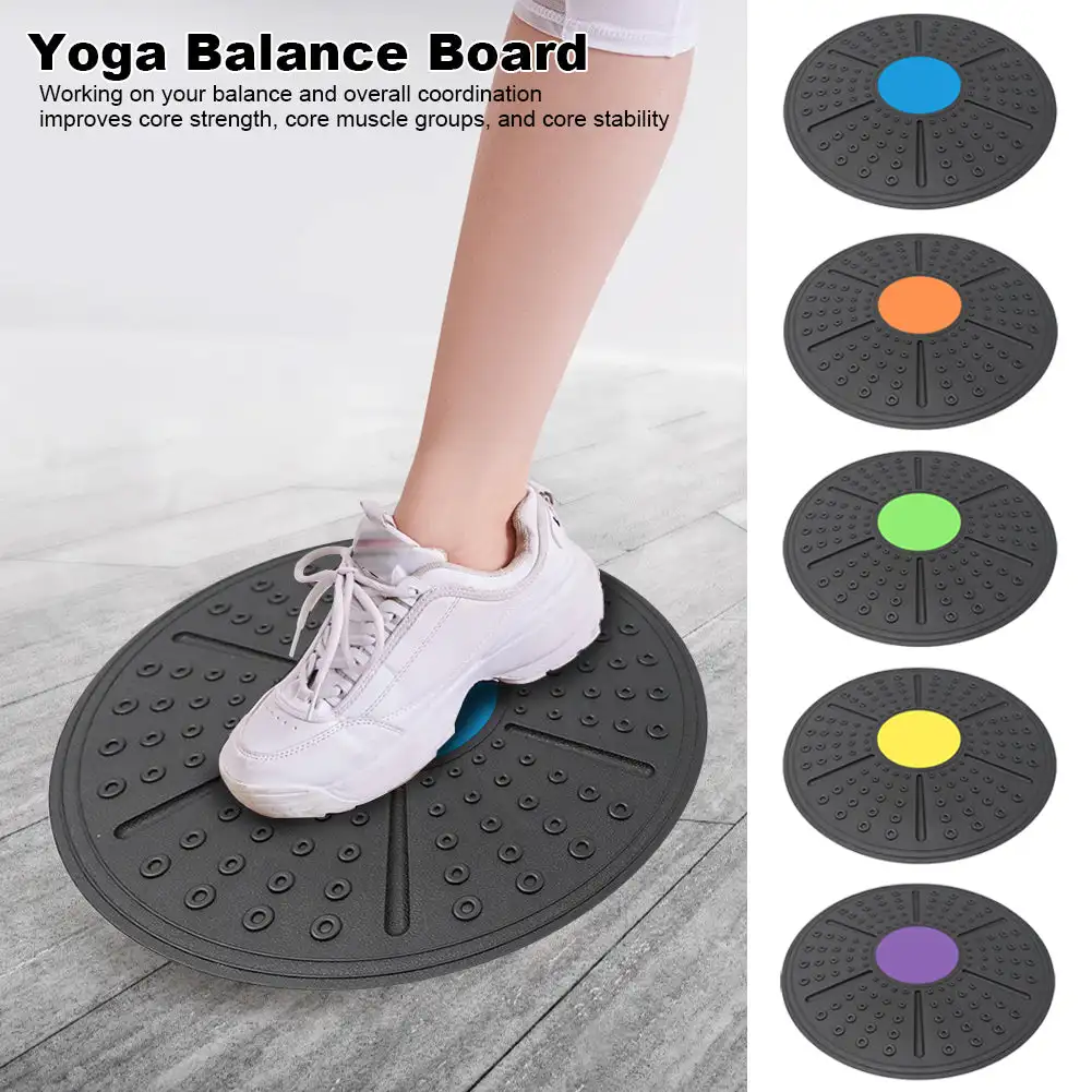 Wobble Balance Board Balance Exerciser Antislip Balance Trainer Draagbaar stabiliteitsbord voor volledige lichaamsoefeningen