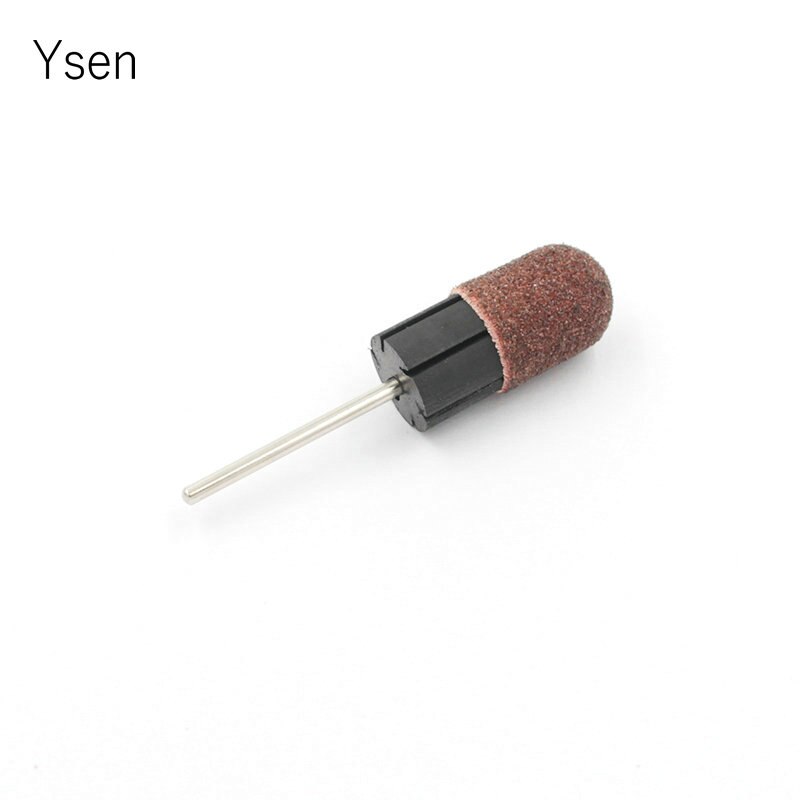 13*19mm Rubber Mandrel Grip 10pcs Sanding Bands Block Caps Nail Drill Accessories Electric Manicure Pedicure Tools