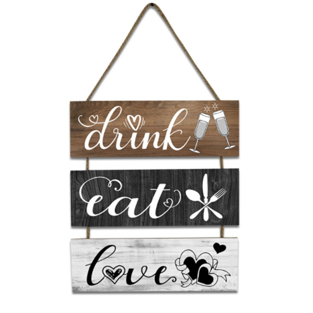 30X35X0.5cm Wood Rustic Rectangle Family Wall Decor Wood Art Home Decor for Wooden Pendant Home Wall Decoration