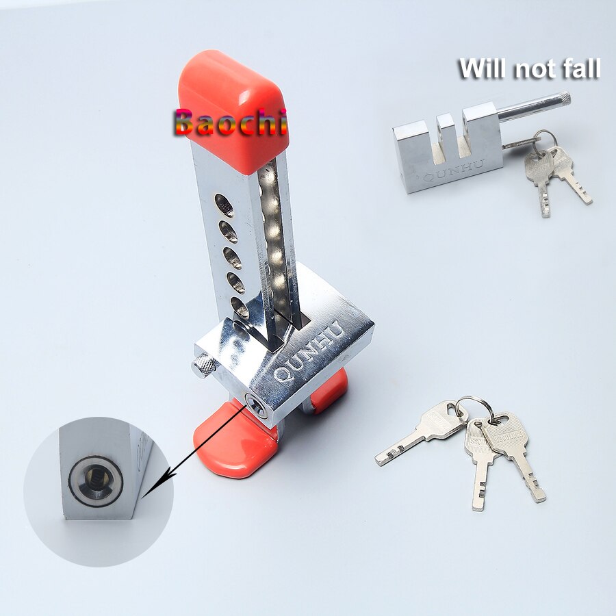 Universal Car Anti-theft Throttle Lever Vehicle Lock Brake Clutch Lock Security Car Anti Theft Key Device Auto throttle lock