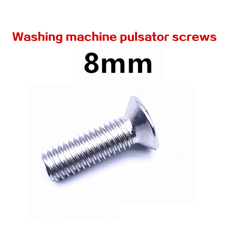 Replacement Impeller Center Gear Screw Bottom Plate Metal Axis For Pulsator Washing Machine Repair Parts: Red
