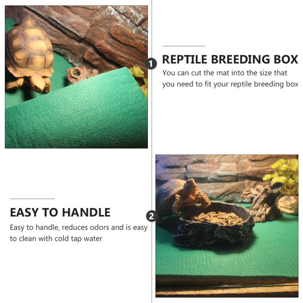 Doublure de literie pour reptiles, tapis serpent, lézard, barbe de Dragon, doublure de substrat