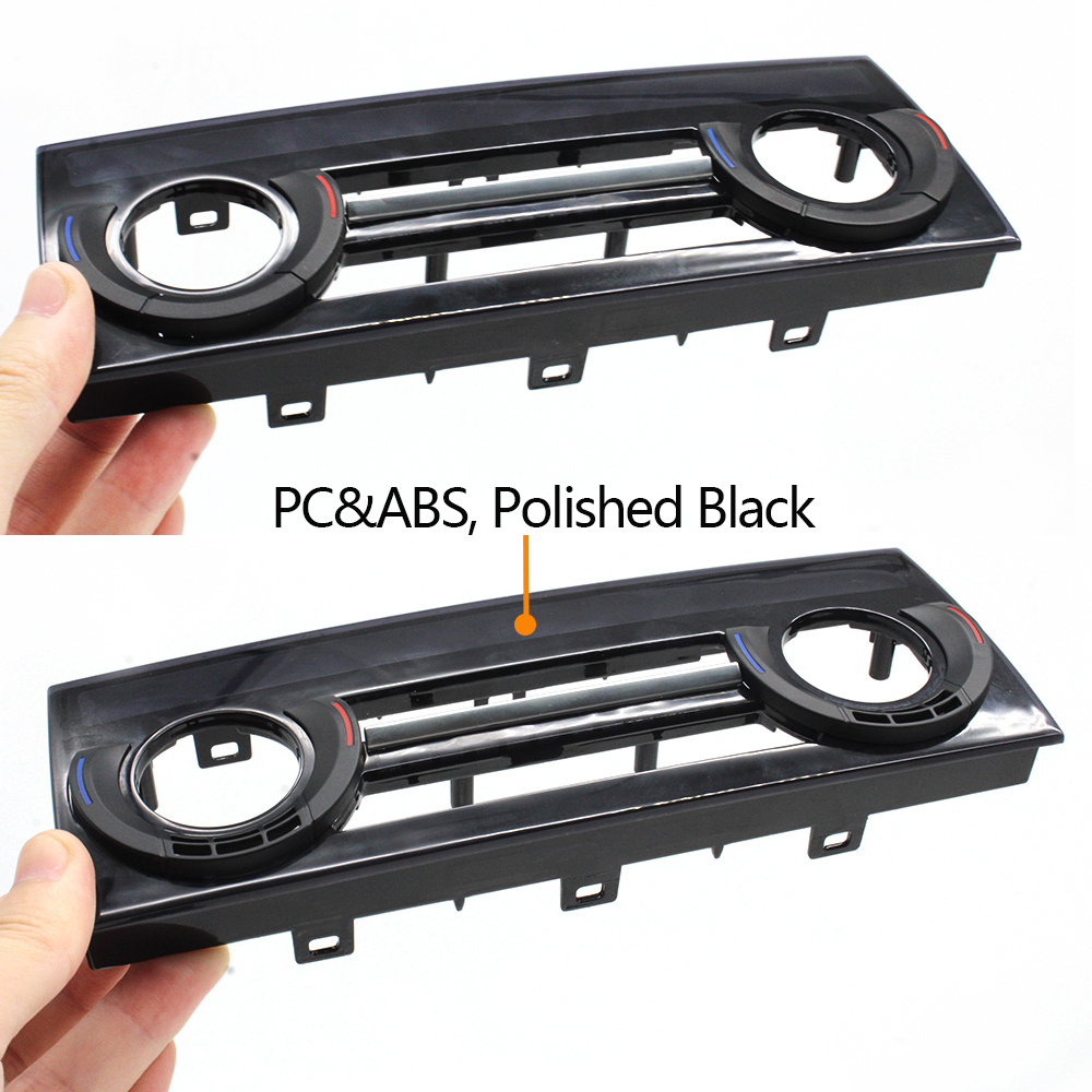 Botones de interruptor de CA para aire acondicionado trasero de coche, embellecedor de Panel de cubierta para BMW 5, 6, 7, X5, X6, serie F10, F11, F06, F07, F01, F02, F15