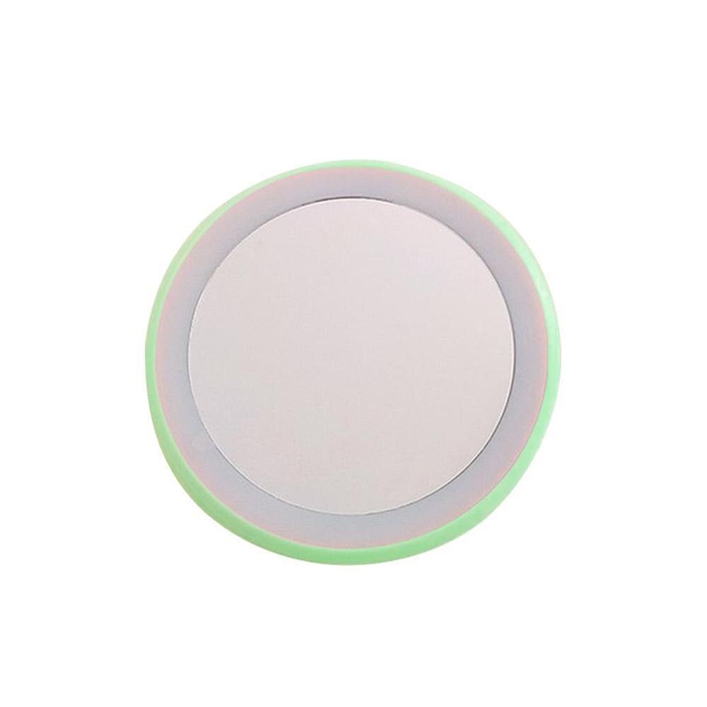 En-til-en mini opplyst sminkespeil bærbart led opplyst hd-sminke smartspeil: C