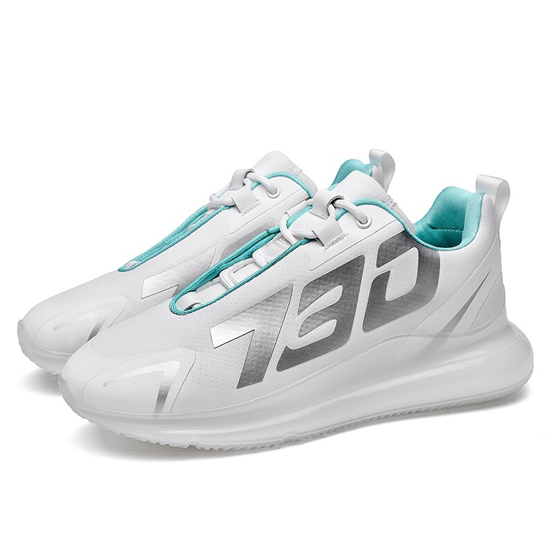 Winterschoenen heren plateauschoenen comfortabele zwarte sneakers heren mesh casual schoenen rijschoenen tennisschoenen mannelijk: Wit / 8