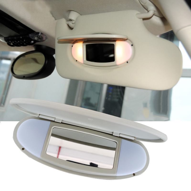 Pare-soleil de voiture, boîtier de panneau de pare-soleil, couvercle de miroir de vanité pour MINI Cooper S One D JCW R55 R56 R57 R59 R60, accessoires d'intérieur