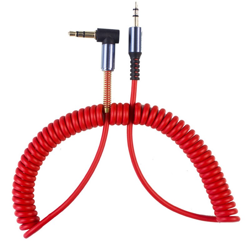 Audio Kabel Jack 3.5 Mm Aux Kabel 3.5 Mm Jack Luidspreker Kabel Voor Iphone 11 Pro Max Xr 7 8 samsung Voor Jbl Auto Hoofdtelefoon Aux Cord: Rood