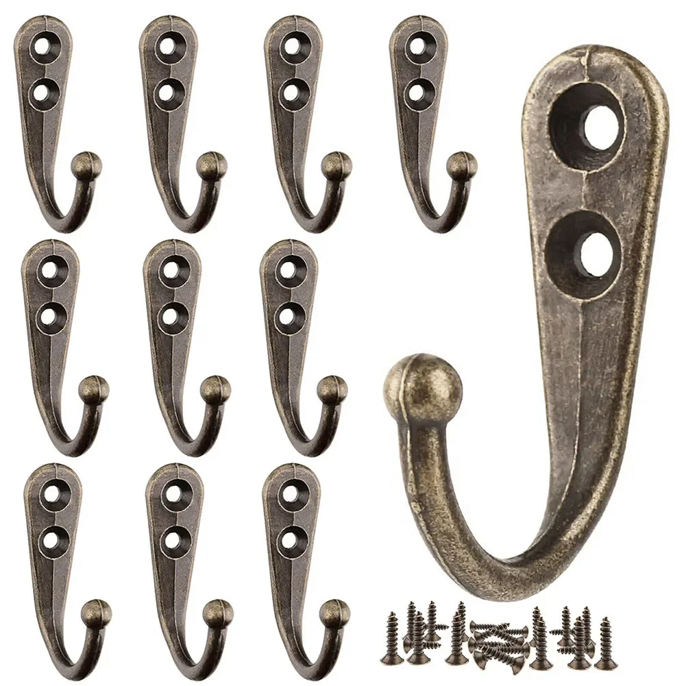 10 ganci appendiabiti Vintage ▾ montati a parete, ganci antichi, porta, accappatoio, vestiti, chiavi, cappello, asciugamano, ganci da bagno